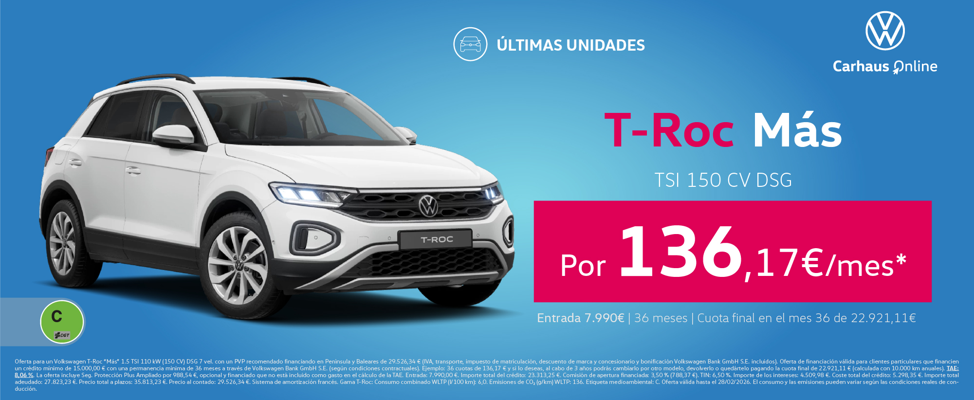 ▶ Oferta Exclusiva T-Roc Más | Volkswagen Barcelona